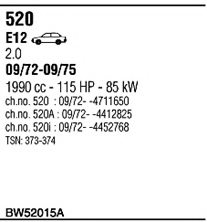 WALKER BW52015A Exhaust System